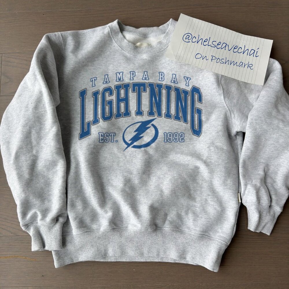 Vintage Tampa Bay Lightning Hockey Sweatshirt, NHL Tampa Bay Lightning Shirt tee